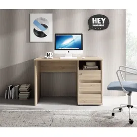 preisbrecher Schreibtisch >Flinn< in Eiche Sonoma hell - 110x75x65cm (BxHxT)