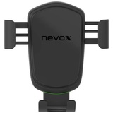 Nevox Wireless Fast Car Charger, Smartphone Halterung, Schwarz