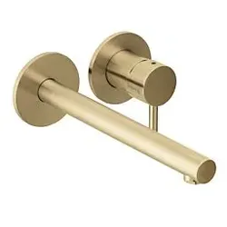 Herzbach Design iX PVD Fertigmontageset 21.139757.1.41 Brass Steel, Unterputz Waschtischarmatur, 240mm
