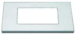 Geräteblende zum Kabelkanal PFB 60 x 130 - lichtgrau 2-fach