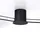 Sollux Lighting Deckenlampe 1 rund schwarz Stahl