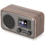 Inscabin D8 Internet DAB/DAB+ Digitalradio, Internetradio/Digitalradio mit Spotify Connect und Bluetooth (Walnuss)