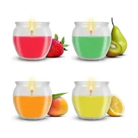 HS Candle Duftkerzen Selection 12 St. bunt