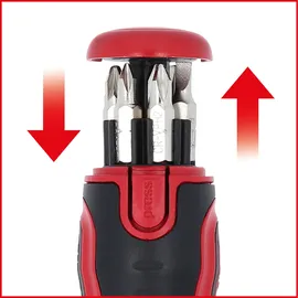 KS Tools 1/4" 6 in 1 Mini-Ratschen-Bit-Schraubendreher
