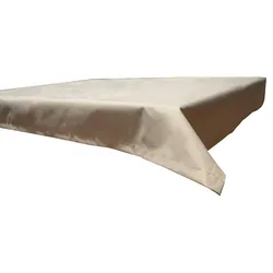 acamp Tischdecke 130x230 cm wasserabweisend mit Windport ivory