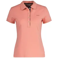GANT Damen Poloshirt 1er Pack CONTRAST COLLAR PIQUE POLO,