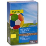 Manna Rasensamen Spielrasen Sportrasen 1 kg Rasensaat Grassamen 40 m2