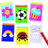 Baker Ross AW733 Notizbücher, 12 Stück, perfekt für Goodie Bags, Halloween-Partygeschenk, Pinata oder Geburtstagsgeschenk