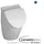 Villeroy & Boch O.NOVO Keramik Absaug Urinal mit Deckel und Ceramic Plus Beschichtung,weiß