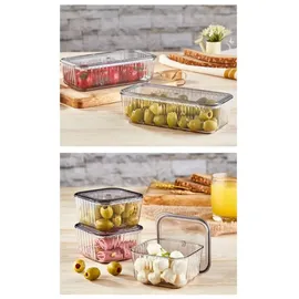 hermia concept Vorratsdose 100% PLEXIGLASS, 19 x 37 x 6 cm M1184, (13-tlg)