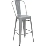 MCW Barhocker Metall grau