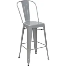 MCW Barhocker Metall grau