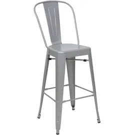 MCW Barhocker Metall grau