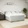 vidaXL Boxspringbett 180 x 200 cm Hellgrau
