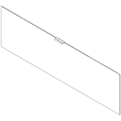 Buderus Blende IVT/Bu aus Glas, Weiß 8738211382