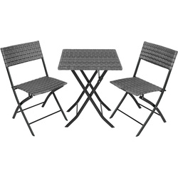 TECTAKE Rattan Balkonset Trevi  1