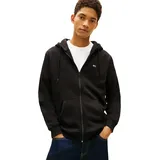 Tommy Hilfiger Sweatshirt TJM REG FLAG ZIP FLEECE Thru mit bestickten Markenlogo auf Brusthöhe Gr. L, EU