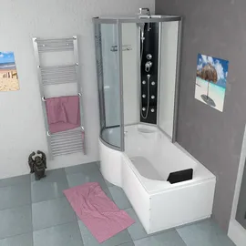 AcquaVapore K50-R00 Badewanne Dusche 100 x 170 cm