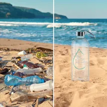 xavax Glasflasche 1 l transparent