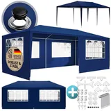 CASARIA Festzelt Rimini 3 x 6 m inkl. Seitenteile blau