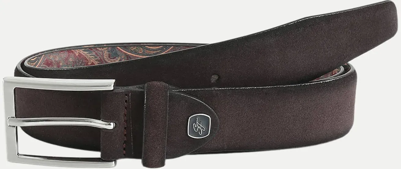 Gürtel mit Wildleder Braun 85