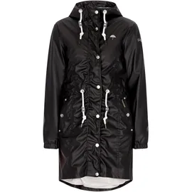 Schmuddelwedda Regenmantel Damen Schwarz XL