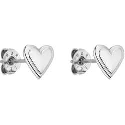 Paar Ohrstecker PURELEI "Schmuck Geschenk Secret Ohrringe, 24041-Earring-Secret-Love", silber (edelstahlfarben), Ohrringe, Damen, Edelstahl