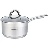 Klausberg POT WITH LID 12cm KLAUSBERG KB-7131 0,5L, Pfanne + Kochtopf, Silber