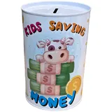Originelle Spardose für Kinder, Spardose für Kinder, große XXL Spardose (Kid Saving Money Kuh, 12 x 9)