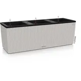 LECHUZA Trio Cottage 40 Komplettset 130 x 42 x 44 cm lichtgrau