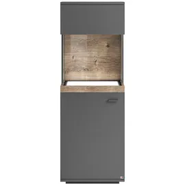 Set One by Musterring Highboard Lancaster Dekor Grau