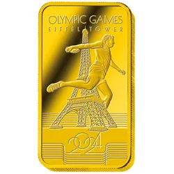 Die größte Goldbarren-Gedenkmünze zu den Olympischen Spielen 2024!