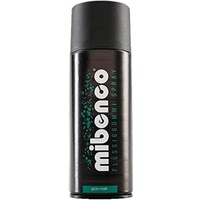 mibenco 71426029 Flüssiggummi Spray / Sprühfolie, Grün Matt, 400 ml - Schutz für Oberflächen und zum Felgen lackieren