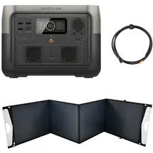 EcoFlow River 2 MAX 512Wh Powerstation mit 200W Solarpanel
