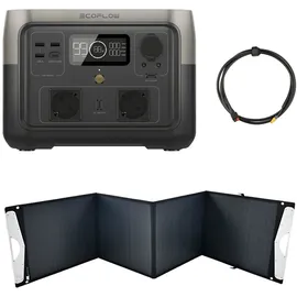 EcoFlow River 2 MAX 512Wh Powerstation mit 200W Solarpanel