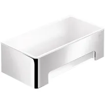 Hewi System 900 Duschkorb 900.03.0014098 220x67x115mm, gerade, verchromt, Einsatz in Signalweiß