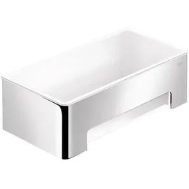 Hewi System 900 Duschkorb 900.03.0014098 220x67x115mm, gerade, verchromt, Einsatz in Signalweiß