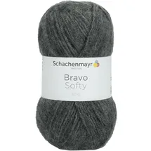 Schachenmayr 9807589-08319 Handstrickgarne, 100% Polyacryl, Mittelgrau meliert, onesize