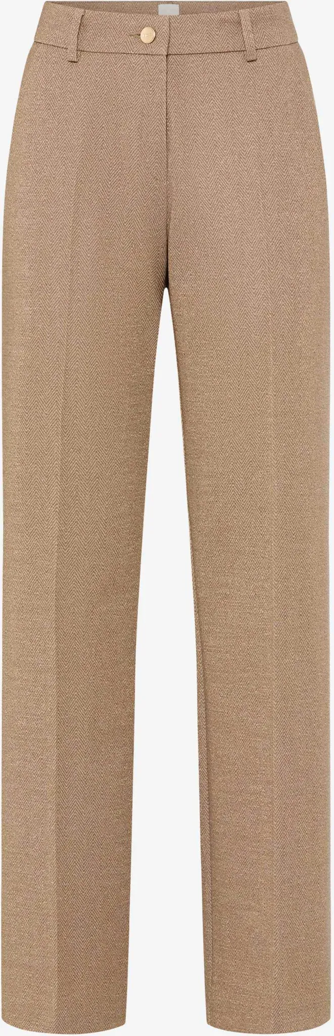 Brax Damen Flatfronthose Style MAINE DESERT, Beige, Gr. 46