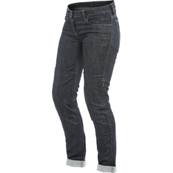 Dainese Denim Slim Damen Motorrad Textilhose, blau, Größe 36