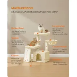 Songmics Kratzbaum 85,8 cm beige