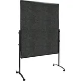 Legamaster Moderationswand klappbar 120 x 150 cm anthrazit