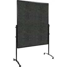 Legamaster Moderationswand klappbar 120 x 150 cm anthrazit