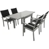 TPFGarden Ashford Set 5-tlg. Grau/Schwarz