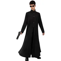 Funidelia Offizielles Matrix Neo Kostüm für Herren, Enthält Mantel und Brille - Outfit für Erwachsene für Partys, Karneval und Halloween - Größe M-L