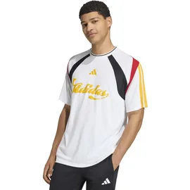 adidas M TIRO NP TEE Weiß/Schwarz/Power Rot2/Gold S