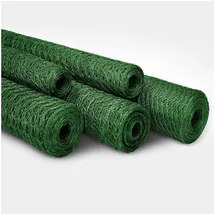 casa pura PVC Maschendrahtzaun Karat 0,5 x 25 m grün