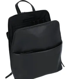 GREENBURRY Fiorentina City Rucksack Leder 31 cm Schwarz