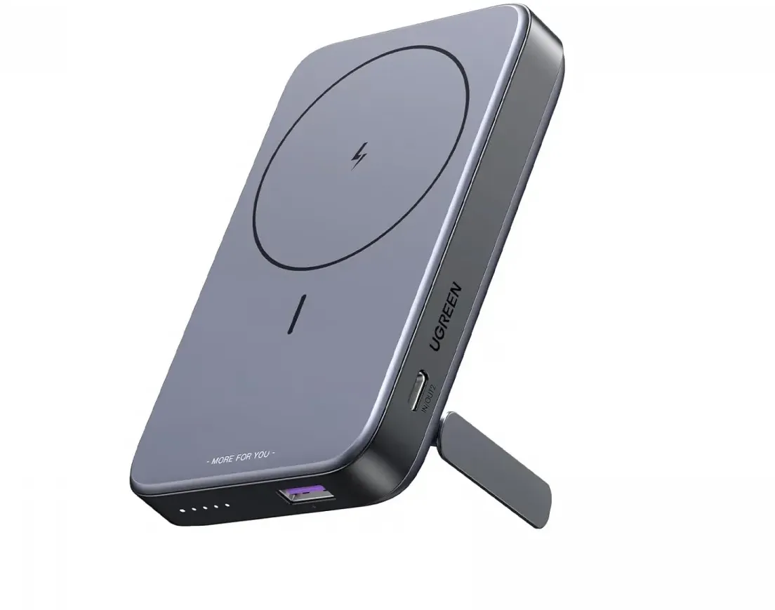 UGREEN Kabellos Magnetisch Powerbank 10 000 mAh - Space Grey