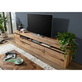 MASSIVMOEBEL24.DE Montreux TV-Board 260x50x60 cm Natur Geölt Holz